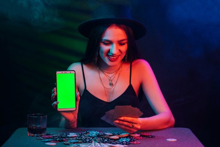 kerang mobile app interface showing live-dealer table selection and account dashboard
