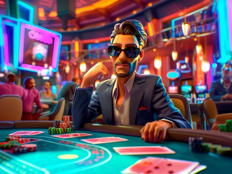kerang app showing live blackjack table with multilingual dealer and table limits